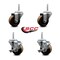 Service Caster 3 Inch High Temp Phenolic 34 Inch Threaded Stem Caster Set 2 Brakes SCC SCC-TS20S314-PHRHT-34212-2-TLB-2 - alternate 4